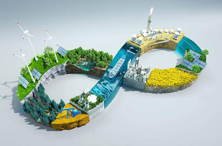 Contributing to a Circular Economy and a Decarbonized Society / Through Manufacturing Technology