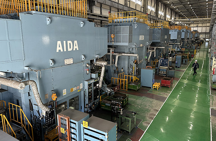 兵庫県広畑工場内部の様子